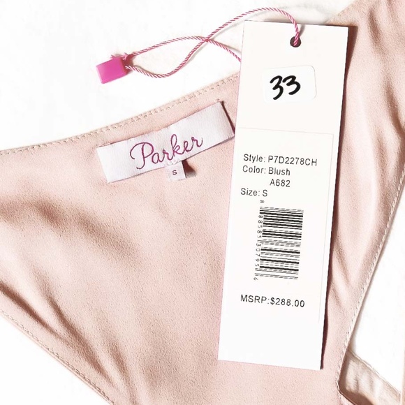 PARKER EVE COMBO Blush Pink Tank Mini Dress NWOT - Picture 11 of 14